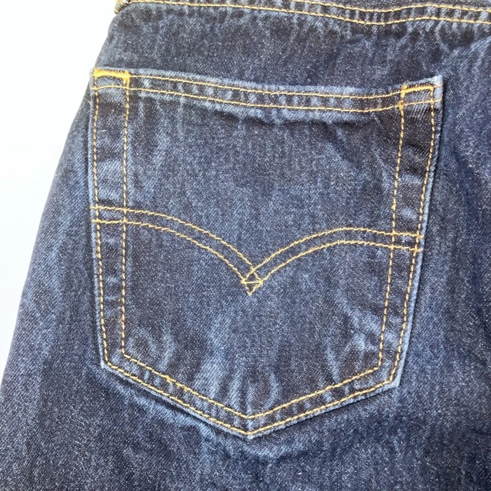Levi's 505 Jeans Mens 34x30 Dark Wash Regular Straight Denim Zip Fly 5 Pocket